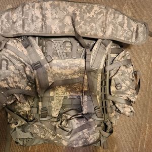 MOLLE II Large Rucksack! Complete Gen2 Field Pack Set w/ Straps, Frame, Pouches!